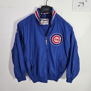 MLB Chicago Cubs Blue Red White Windbreaker Jacket